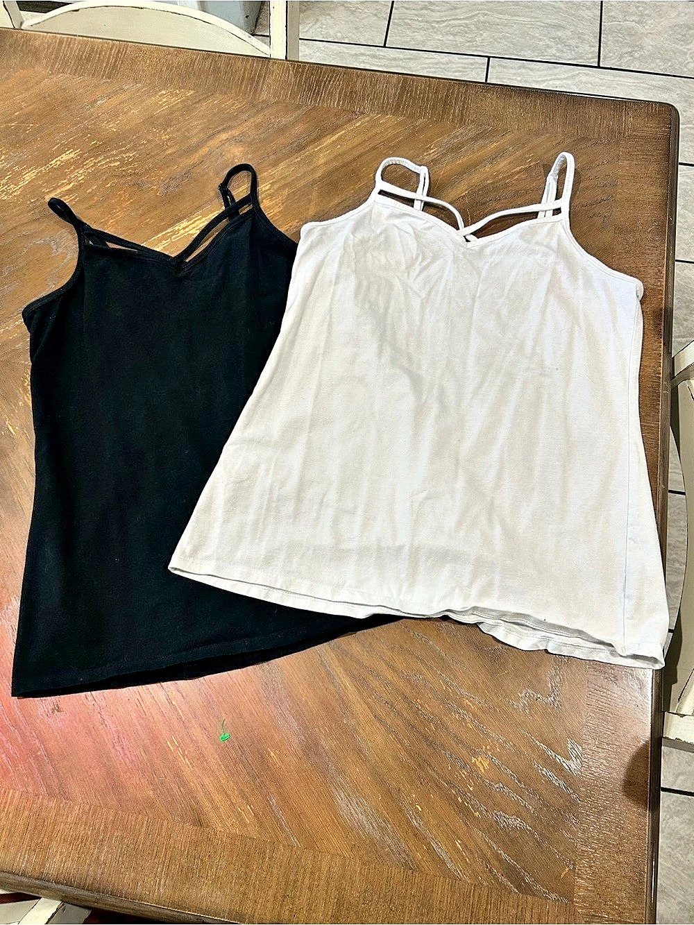 TORRID Two Camisole Tops Black & White Size 1
